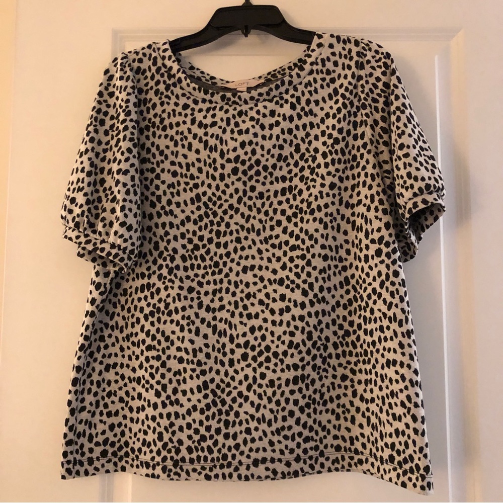 Loft Leopard Print Top